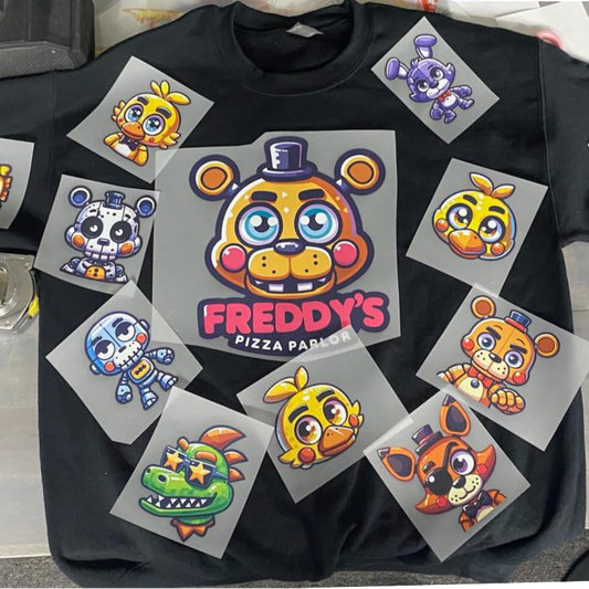 Custom DTF by Size - Glitter